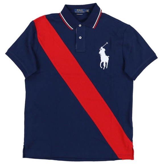 Polo Ralph Lauren Other - Custom Slim Fit Big Pony Sash Stripe Polo Shirt